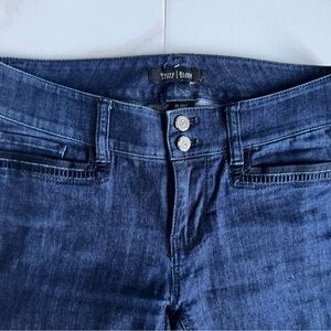 White House Black Market Dark Blue Boot Cut Jeans